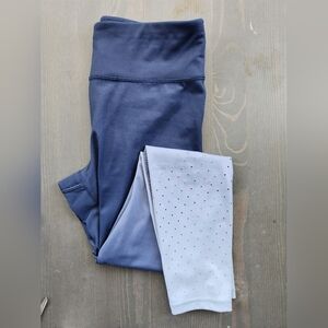 Athleta Contender Aero 78 Tight Legging Blue Ombre - Size Medium